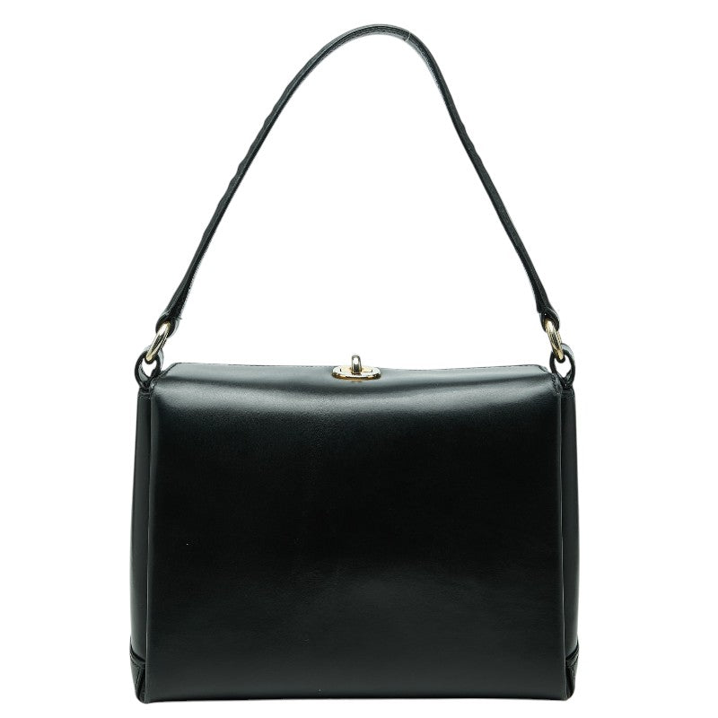 グッチ フラップ ワンショルダーバッグ 000.110.0886 ブラック レザー レディース GUCCI 【中古】