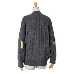 プラダ ニット カーディガン サイズ：38 グレー カシミヤ レディース PRADA 【中古】