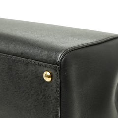 フェンディ トゥージュール ハンドバッグ ショルダーバッグ 2WAY 8BH250 ブラック レザー レディース FENDI 【中古】