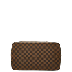 ルイ ヴィトン ダミエ ハムステッドGM トートバッグ ショルダーバッグ N51203 ブラウン PVC レザー レディース LOUIS VUITTON 【中古】
