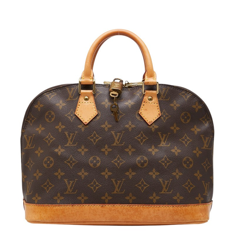 ルイ ヴィトン モノグラム アルマ 旧型 ハンドバッグ M51130 ブラウン PVC レザー レディース LOUIS VUITTON 【中古】