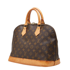ルイ ヴィトン モノグラム アルマ 旧型 ハンドバッグ M51130 ブラウン PVC レザー レディース LOUIS VUITTON 【中古】