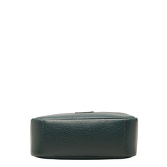 コーチ ハドリー ミニ クロスボディ ショルダーバッグ CAL60 グリーン系 レザー レディース COACH 【中古】