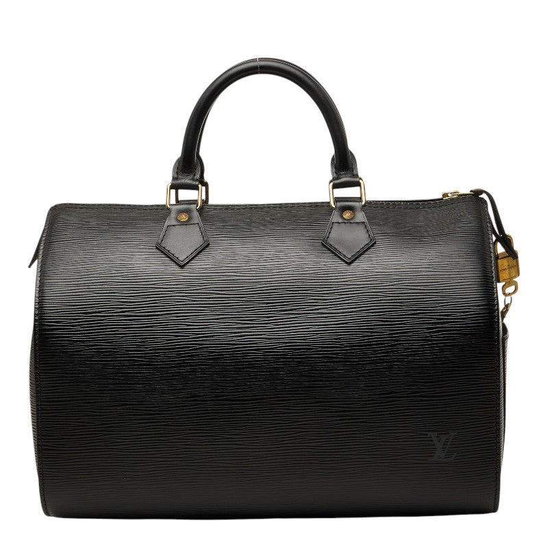 ルイ ヴィトン エピ スピーディ30 ハンドバッグ ミニボストンバッグ M59022 ノワール ブラック レザー レディース LOUIS VUITTON 【中古】