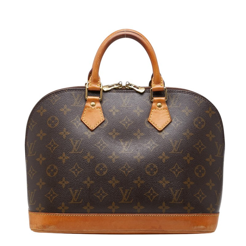 ルイ ヴィトン モノグラム アルマPM 旧型 ハンドバッグ M51130 ブラウン PVC レザー レディース LOUIS VUITTON 【中古】