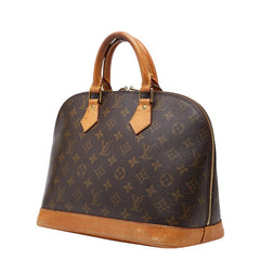 ルイ ヴィトン モノグラム アルマPM 旧型 ハンドバッグ M51130 ブラウン PVC レザー レディース LOUIS VUITTON 【中古】