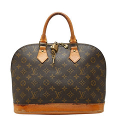 ルイ ヴィトン モノグラム アルマPM ハンドバッグ M51130 ブラウン PVC レザー レディース LOUIS VUITTON 【中古】