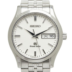 セイコー グランドセイコー デイデイト 腕時計 9F83-0AB0 クオーツ ホワイト文字盤 ステンレススチール メンズ SEIKO 【中古】