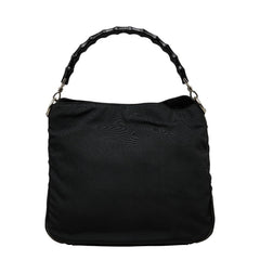 グッチ バンブー ハンドバッグ 0011638 ブラック ナイロン レディース GUCCI 【中古】
