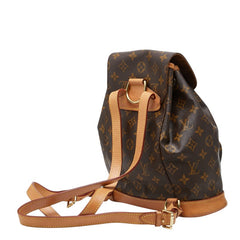 ルイ ヴィトン モノグラム モンスリMM リュック バックパック M51136 ブラウン PVC レザー レディース LOUIS VUITTON 【中古】