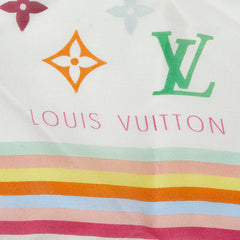 ルイ ヴィトン モノグラムマルチカラー カレ45 スカーフ M71913 ブロン マルチカラー シルク レディース LOUIS VUITTON 【中古】