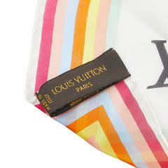 ルイ ヴィトン モノグラムマルチカラー カレ45 スカーフ M71913 ブロン マルチカラー シルク レディース LOUIS VUITTON 【中古】