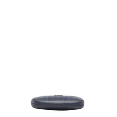 シャネル マトラッセ ココマーク コインケース 小銭入れ ネイビー レザー レディース CHANEL 【中古】