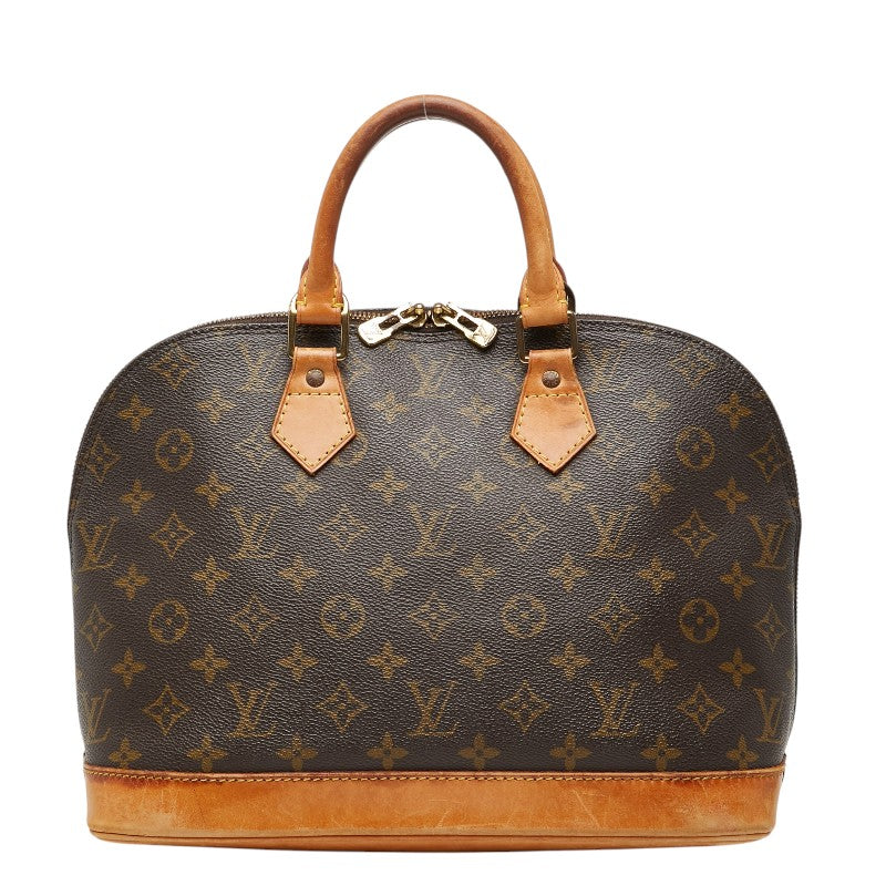 ルイ ヴィトン モノグラム アルマPM ハンドバッグ M51130 ブラウン PVC レザー レディース LOUIS VUITTON 【中古】