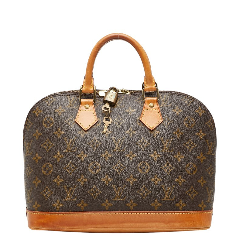 ルイ ヴィトン モノグラム アルマPM ハンドバッグ M51130 ブラウン PVC レザー レディース LOUIS VUITTON 【中古】
