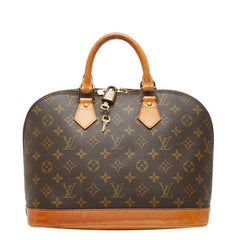 ルイ ヴィトン モノグラム アルマPM ハンドバッグ M51130 ブラウン PVC レザー レディース LOUIS VUITTON 【中古】