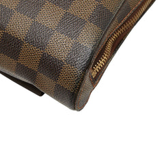 ルイ ヴィトン ダミエ ジェロニモス ボディバッグ ウエストバッグ N51994 ブラウン PVC レザー メンズ LOUIS VUITTON 【中古】