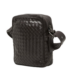 ボッテガヴェネタ イントレチャート ショルダーバッグ 163313 ブラウン レザー レディース BOTTEGAVENETA 【中古】