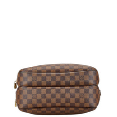 ルイ ヴィトン ダミエ リポーターPM 斜め掛け ショルダーバッグ N45253 ブラウン PVC レザー レディース LOUIS VUITTON 【中古】