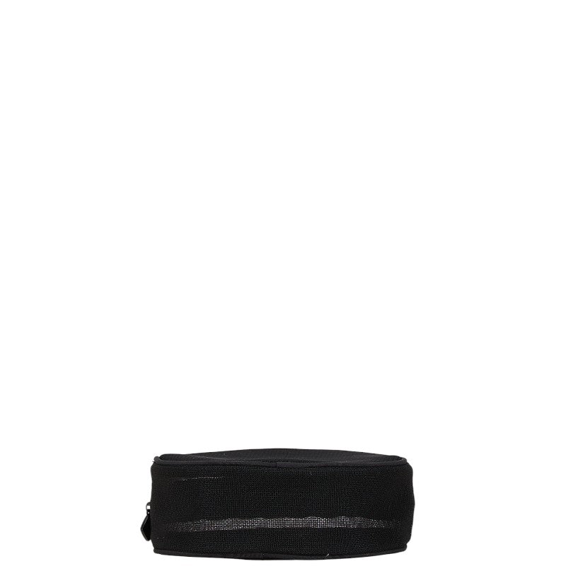 シャネル ココマーク ポーチ マルチケース 小物入れ ブラック ナイロン レディース CHANEL 【中古】