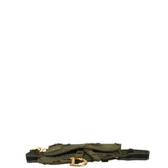 ディオール ロゴ サドルバッグ ショルダーバッグ ウエストバッグ S5632CWAH カーキグリーン キャンバス レディース Dior 【中古】