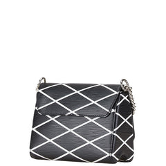 ルイ ヴィトン エピ ツイストPM チェーン ショルダーバッグ M50525 ノワール ブラック ホワイト レザー レディース LOUIS VUITTON 【中古】