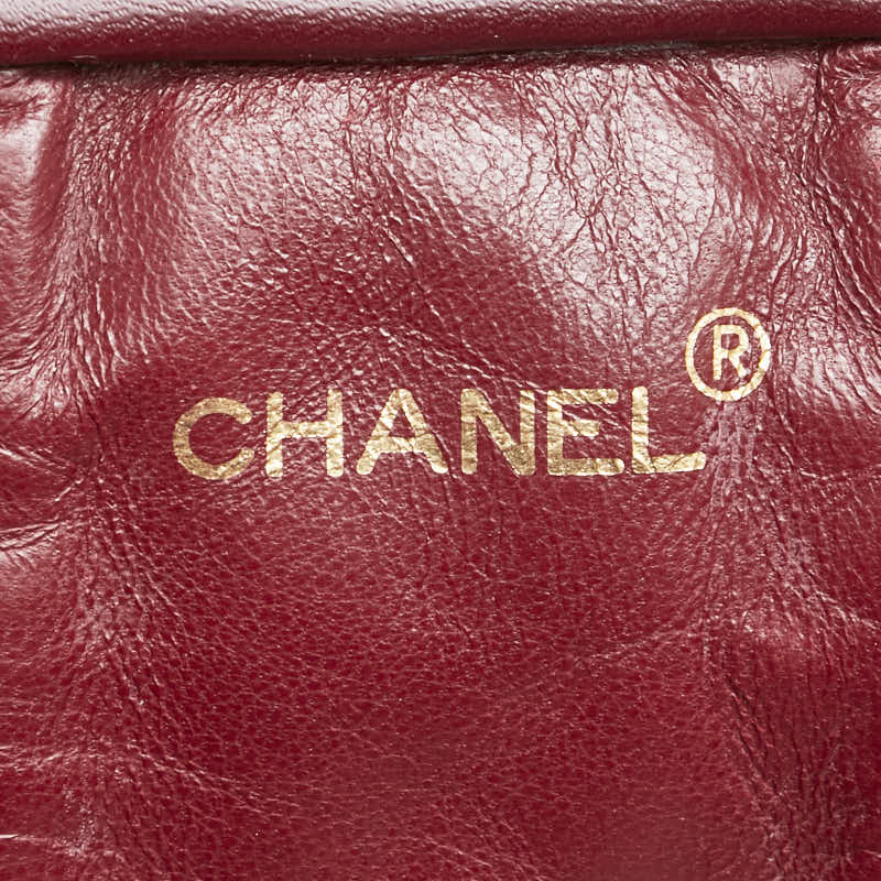 シャネル マトラッセ ココマーク バニティバッグ ブラック ラムスキン レディース CHANEL 【中古】
