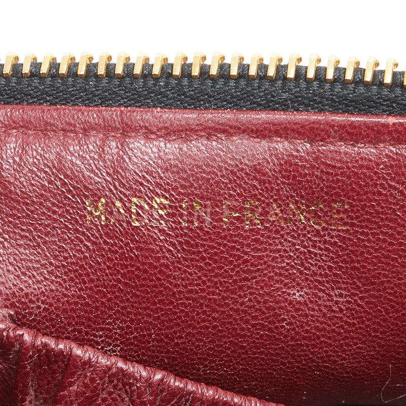 シャネル マトラッセ ココマーク バニティバッグ ブラック ラムスキン レディース CHANEL 【中古】