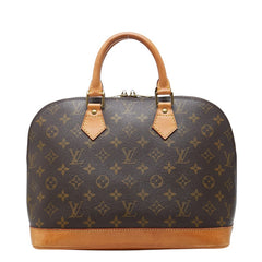ルイ ヴィトン モノグラム アルマPM 旧型 ハンドバッグ M51130 ブラウン PVC レザー レディース LOUIS VUITTON 【中古】