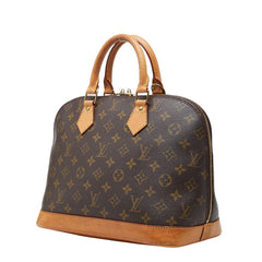 ルイ ヴィトン モノグラム アルマPM 旧型 ハンドバッグ M51130 ブラウン PVC レザー レディース LOUIS VUITTON 【中古】