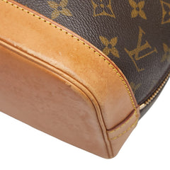 ルイ ヴィトン モノグラム アルマPM 旧型 ハンドバッグ M51130 ブラウン PVC レザー レディース LOUIS VUITTON 【中古】