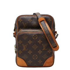 ルイ ヴィトン モノグラム アマゾン 斜め掛け ショルダーバッグ M45236 ブラウン PVC レザー レディース LOUIS VUITTON 【中古】