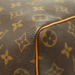 ルイ ヴィトン モノグラム スピーディ35 ハンドバッグ ボストンバッグ M41524 ブラウン PVC レザー レディース LOUIS VUITTON 【中古】