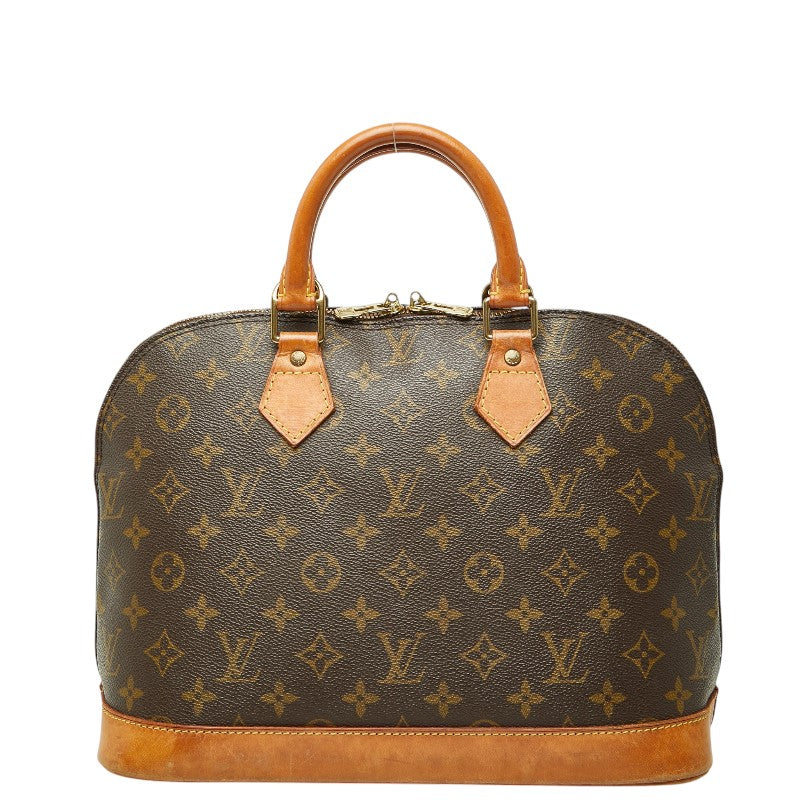 ルイ ヴィトン モノグラム アルマPM 旧型 ハンドバッグ M51130 ブラウン PVC レザー レディース LOUIS VUITTON 【中古】