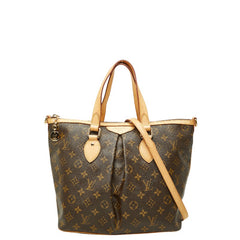 ルイ ヴィトン モノグラム パレルモPM ハンドバッグ ショルダーバッグ 2WAY M40145 ブラウン PVC レザー レディース LOUIS VUITTON 【中古】