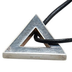 グッチ 三角ペンダント ネックレス シルバー SV925 シルバー レディース GUCCI 【中古】