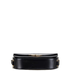 カルティエ サファイア ショルダーバッグ ブラック レザー レディース CARTIER 【中古】