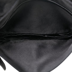 ルイ ヴィトン モノグラム サテン コント ドゥ フェ ミュゼット ショルダーバッグ M92273 ノワール ブラック サテン レザー レディース LOUIS VUITTON 【中古】