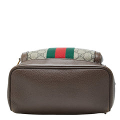 グッチ オフィディア GGスプリーム リュック バックパック 547965 ベージュ ブラウン PVC レザー レディース GUCCI 【中古】