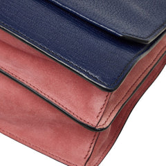 ミュウ ミュウ ハンドバッグ ショルダーバッグ 2WAY ブルー レザー レディース Miu Miu 【中古】