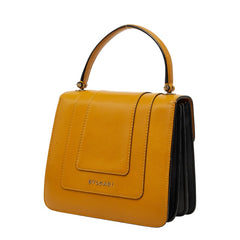 ブルガリ セルペンティ フォーエバー ハンドバッグ ブラウン系 レザー レディース BVLGARI 【中古】