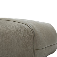 プラダ ロゴ ハンドバッグ ショルダーバッグ 2WAY 1BE018 グレージュ レザー レディース PRADA 【中古】
