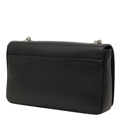 バレンシアガ エブリデイ チェーン ウォレット ショルダーバッグ 502027 ブラック レザー レディース BALENCIAGA 【中古】