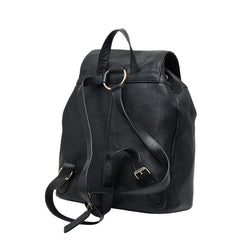 コーチ ペブルド リュック バックパック F37410 ブラック レザー レディース COACH 【中古】