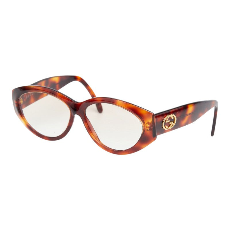グッチ ヴィンテージ インターロッキングG サングラス GG2195S ブラウン プラスチック レディース GUCCI 【中古】