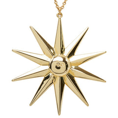 スワロフスキー LUCKY GODDESS STAR ラッキーグッドスター 幸運の女神 ローグ ネックレス ゴールド メッキ ラインストーン レディース SWAROVSKI 【中古】