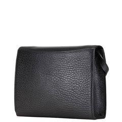 バーバリー 斜め掛け ショルダーバッグ ブラック レザー レディース BURBERRY 【中古】