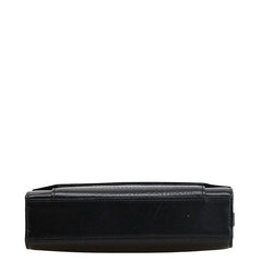 バーバリー 斜め掛け ショルダーバッグ ブラック レザー レディース BURBERRY 【中古】