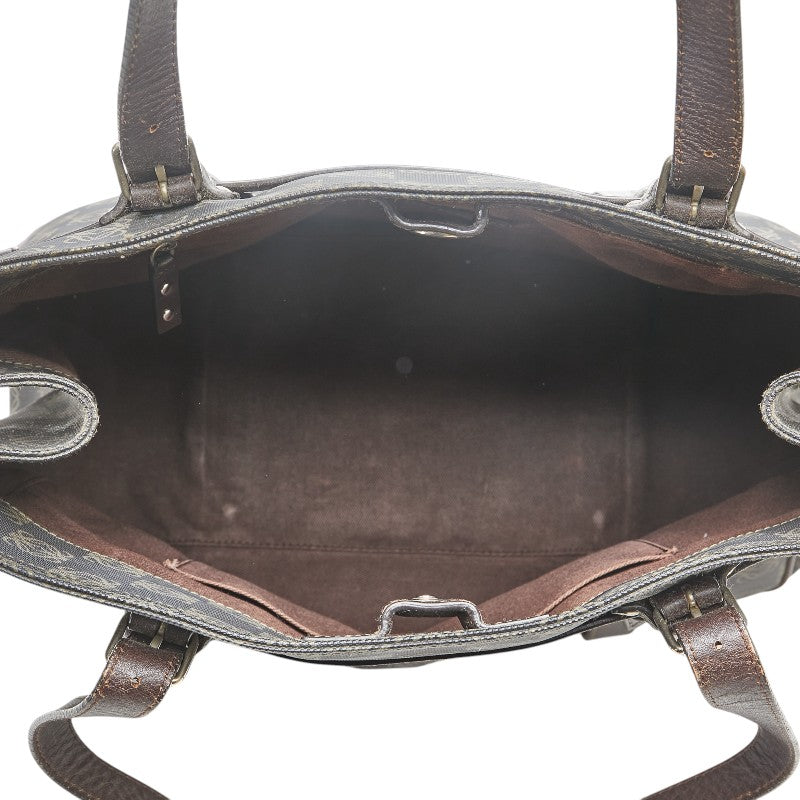 ロエベ アナグラム トートバッグ ブラウン PVC レザー レディース LOEWE 【中古】