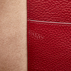 トッズ FLORIDA フロリダ ミディアム トートバッグ ショッピングバッグ レッド レザー レディース TOD’S 【中古】